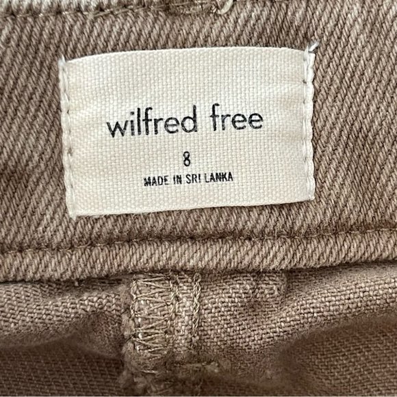 ❌SOLD❌ Wilfred Free Modern Cargo Pant High-waisted cargo pants brown size 8 - Picture 12 of 15